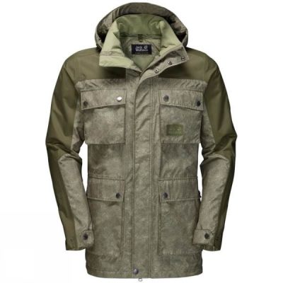 Chaquetas Jack Wolfskin Cavendish Hombre - Verde Oliva - Chile TZP715623